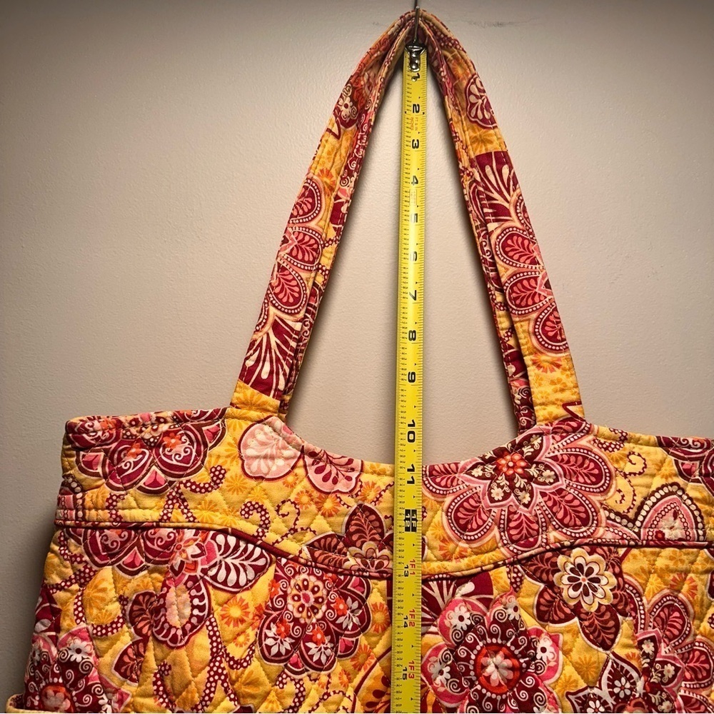 Vera Bradley Bali Gold Pattern Get Carried Away Travel Tote and Card Holder Set - Picture 10 of 16